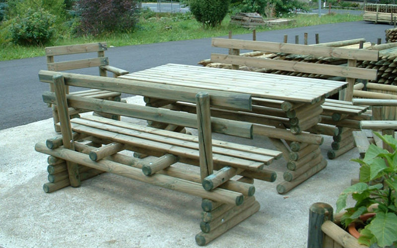 Sitzgarnitur - Holzverarbeitung Eberth